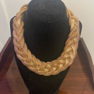 Braided Gold Necklace